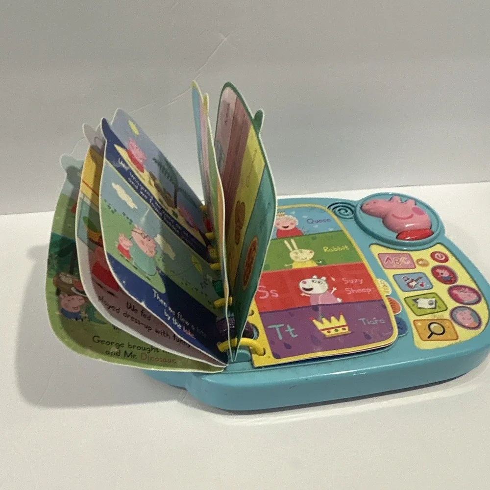 VTech Peppa Pig Learn & Discover Book Electronic Learning Toy Ages 2-5
